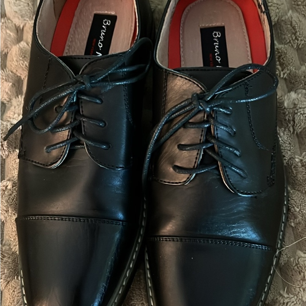 Black Leather Men's Shoes